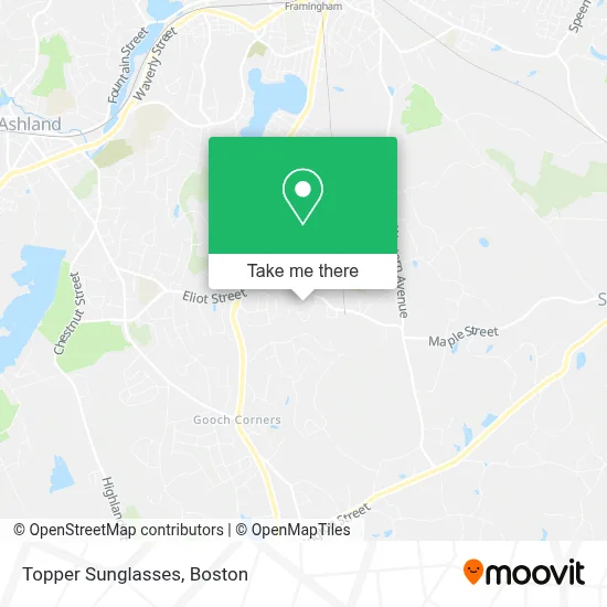 Topper Sunglasses map