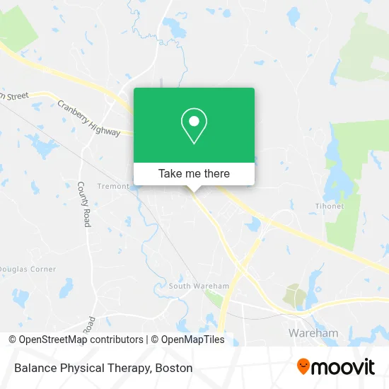 Balance Physical Therapy map