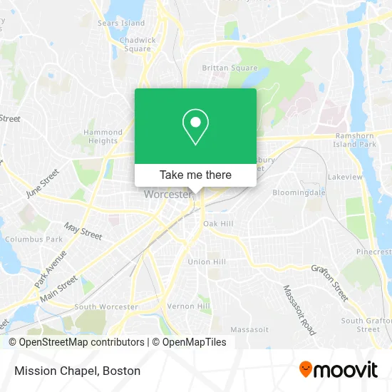 Mission Chapel map