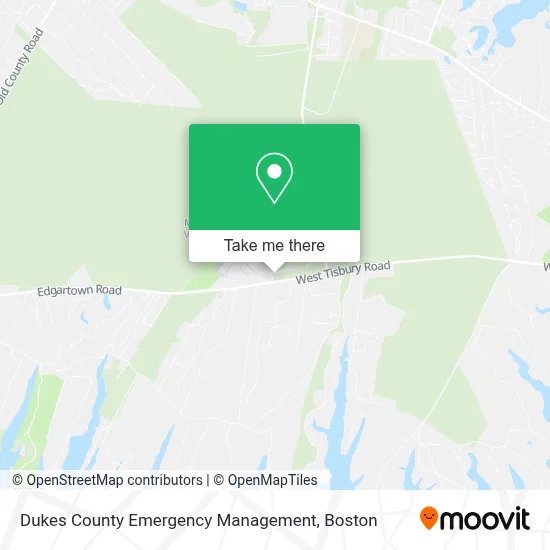 Dukes County Emergency Management map