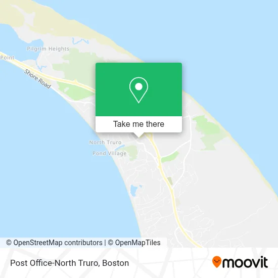 Post Office-North Truro map