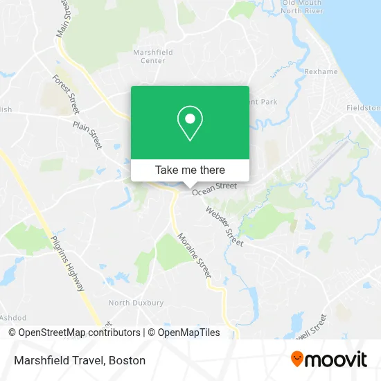 Marshfield Travel map