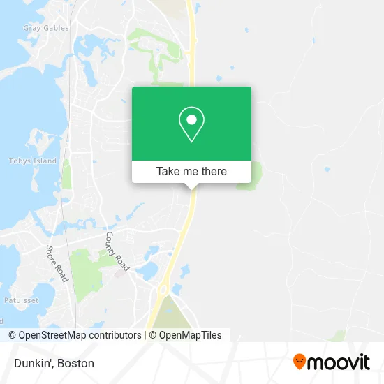 Dunkin' map