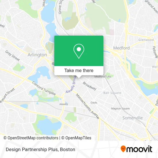 Design Partnership Plus map