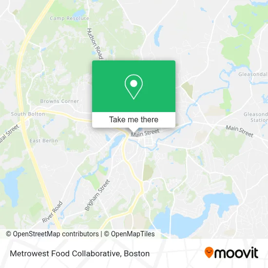 Metrowest Food Collaborative map