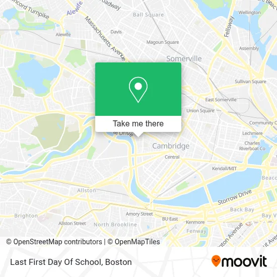 Last First Day Of School map
