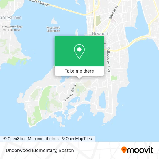 Underwood Elementary map