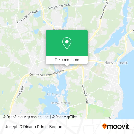 Joseph C Disano Dds L map
