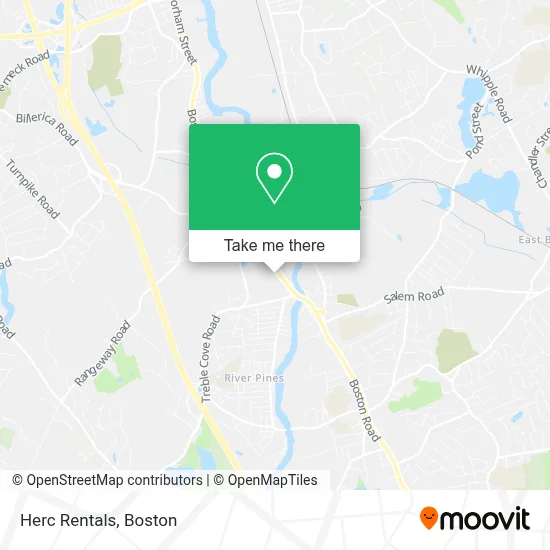 Herc Rentals map
