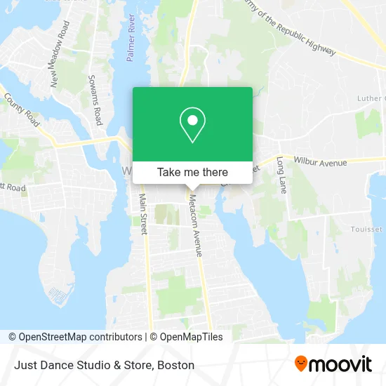 Just Dance Studio & Store map