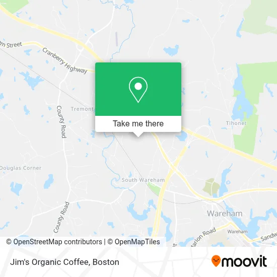 Jim's Organic Coffee map