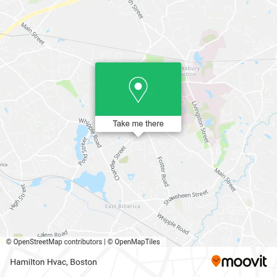 Hamilton Hvac map