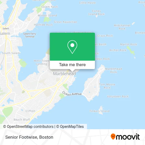 Senior Footwise map