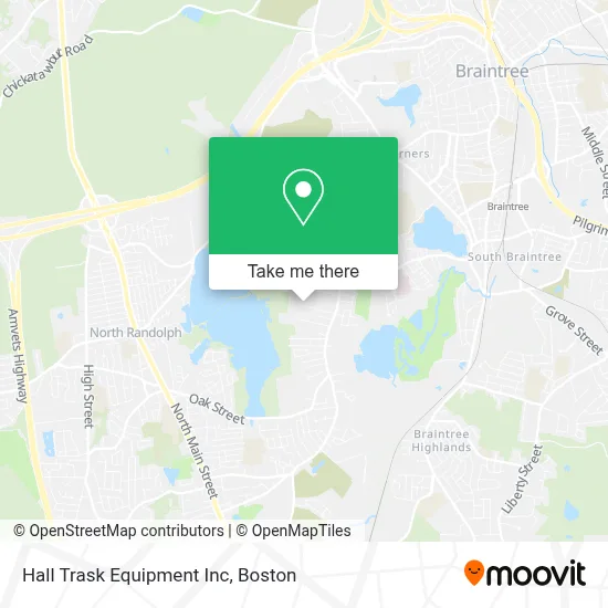 Hall Trask Equipment Inc map