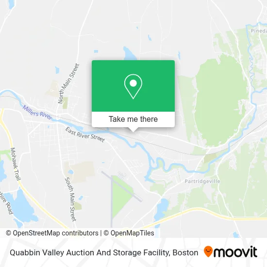 Quabbin Valley Auction And Storage Facility map