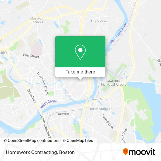 Homeworx Contracting map
