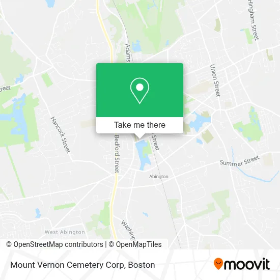 Mount Vernon Cemetery Corp map