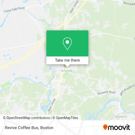 Revive Coffee Bus map