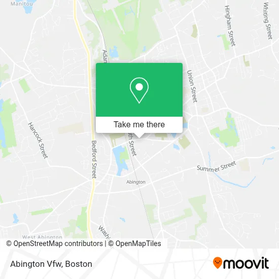 Abington Vfw map