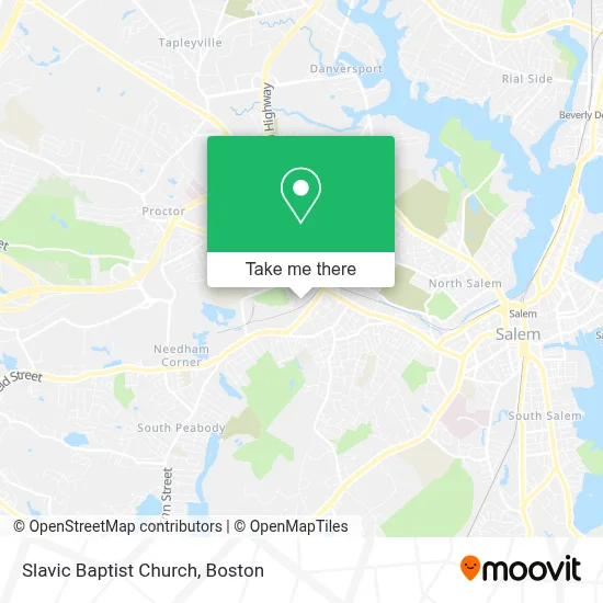 Slavic Baptist Church map