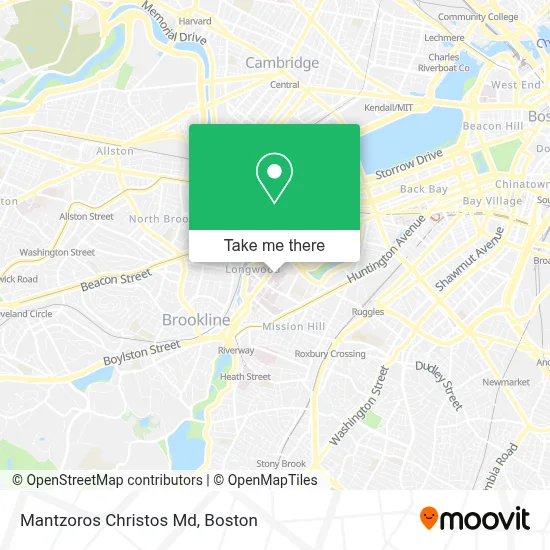 Mantzoros Christos Md map
