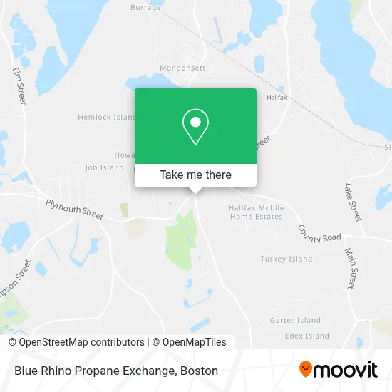 Blue Rhino Propane Exchange map