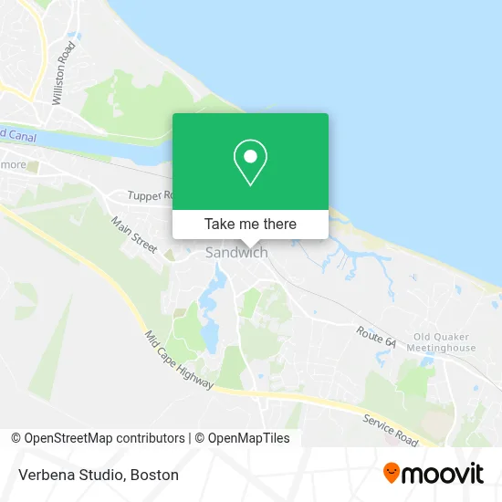 Verbena Studio map