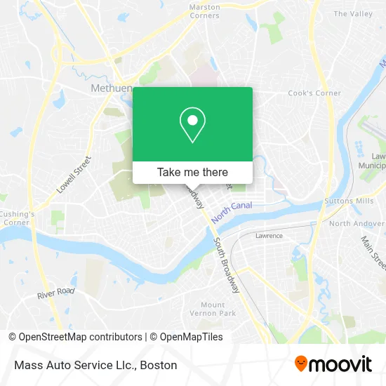 Mass Auto Service Llc. map