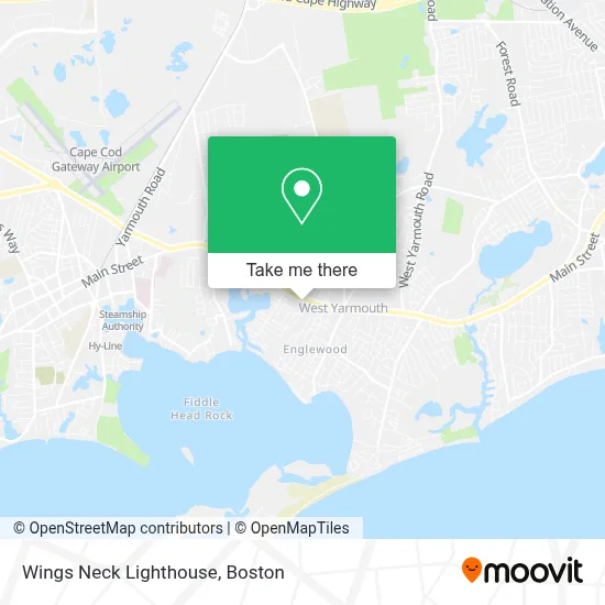 Wings Neck Lighthouse map