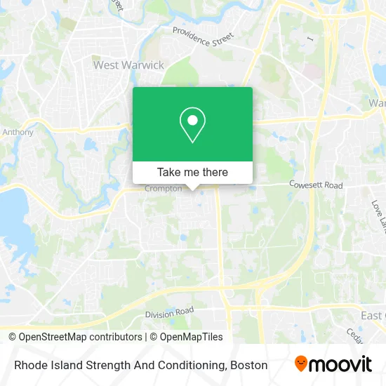 Rhode Island Strength And Conditioning map