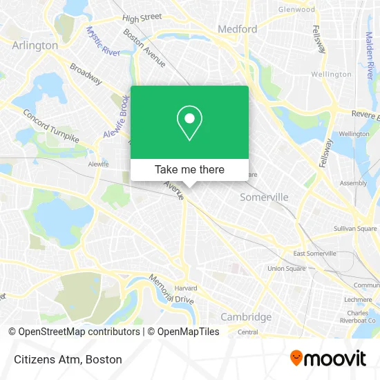 Citizens Atm map