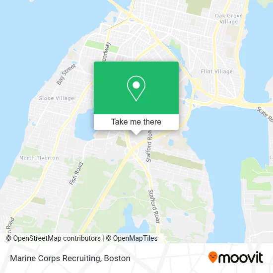 Marine Corps Recruiting map