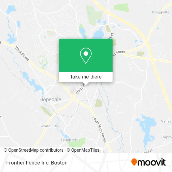 Frontier Fence Inc map