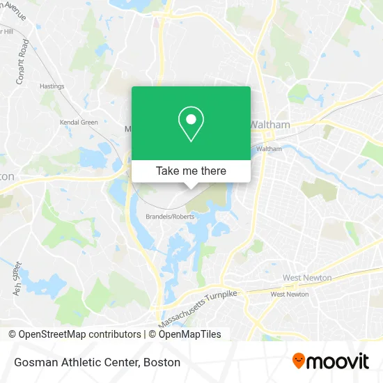 Gosman Athletic Center map