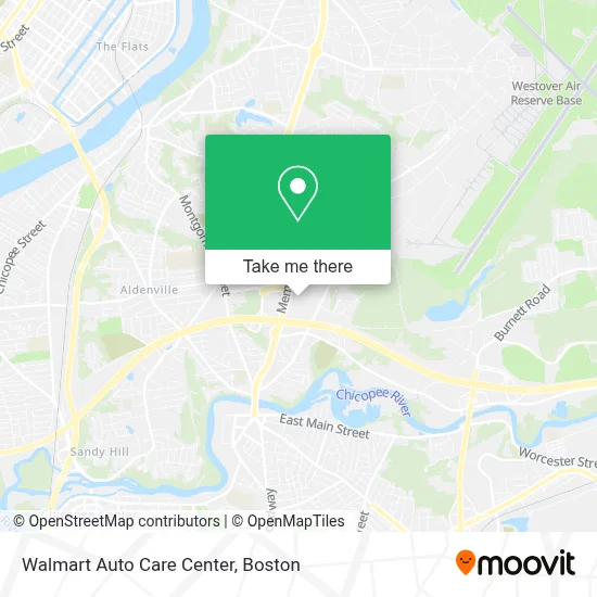 Walmart Auto Care Center map