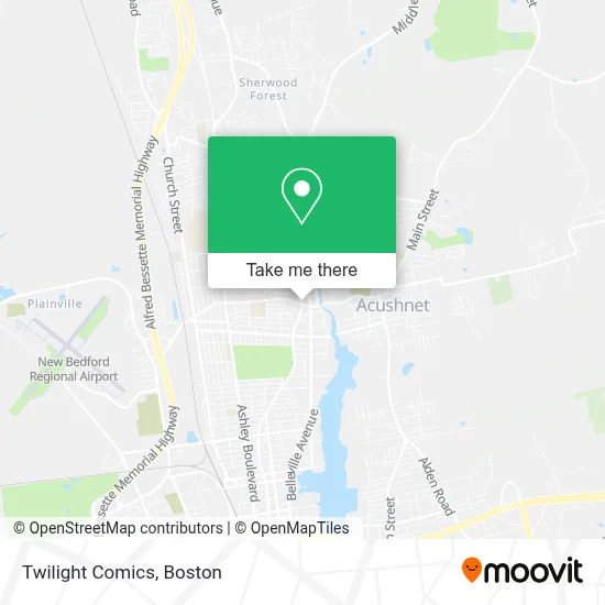 Twilight Comics map