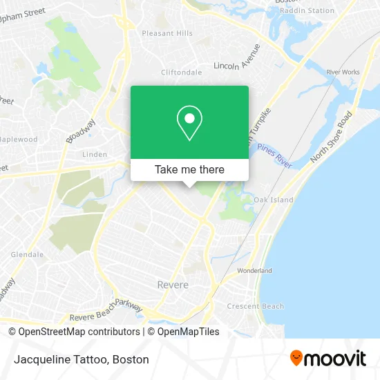 Jacqueline Tattoo map