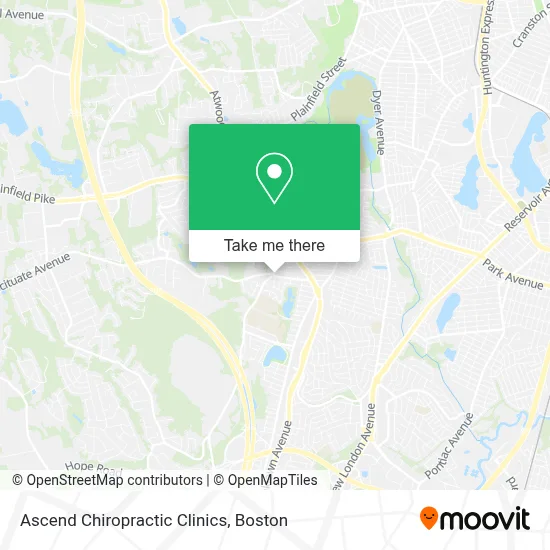 Ascend Chiropractic Clinics map
