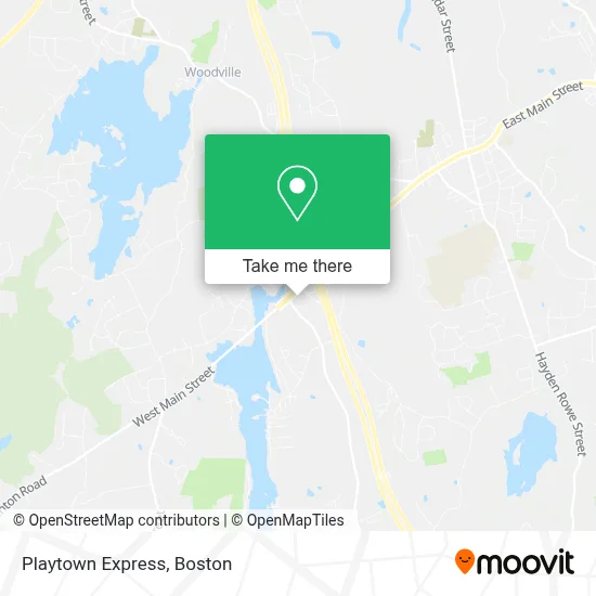 Playtown Express map