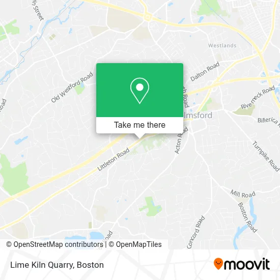 Lime Kiln Quarry map