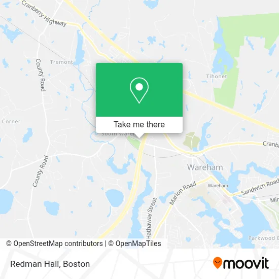 Redman Hall map