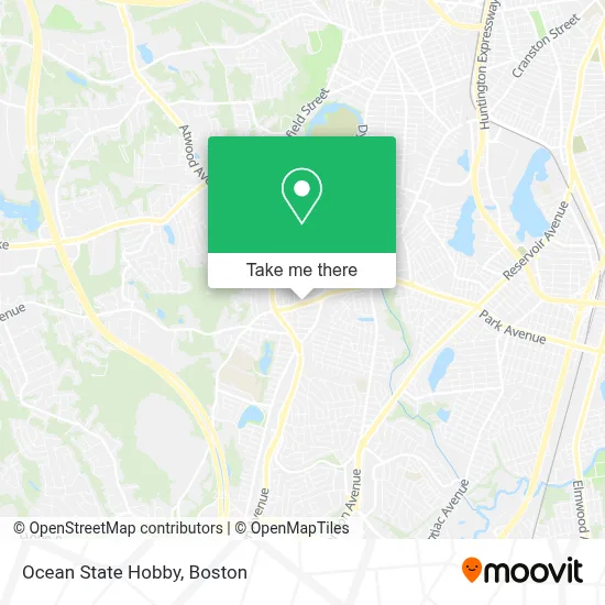 Ocean State Hobby map