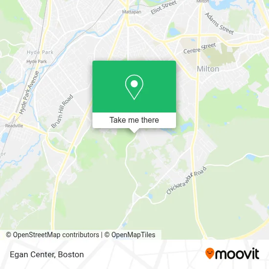 Egan Center map