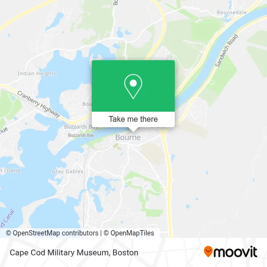 Cape Cod Military Museum map