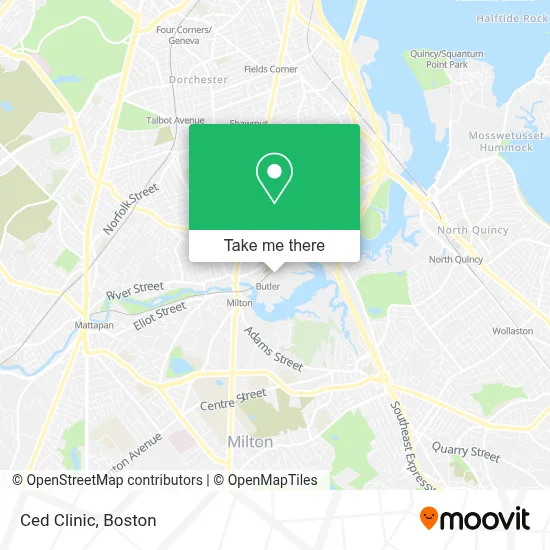 Ced Clinic map