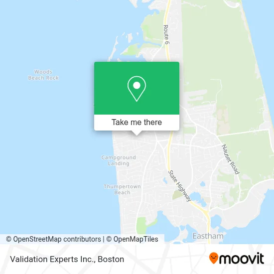 Validation Experts Inc. map