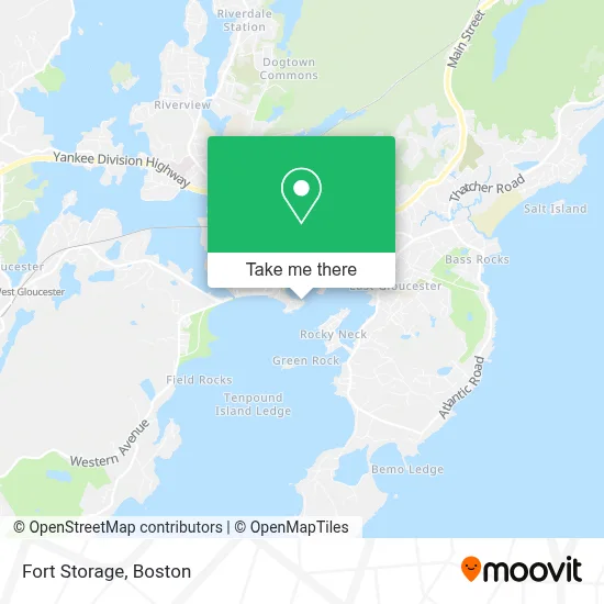 Fort Storage map