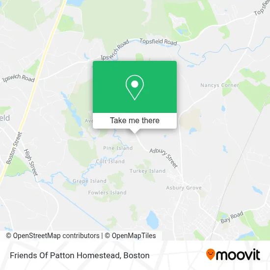 Friends Of Patton Homestead map