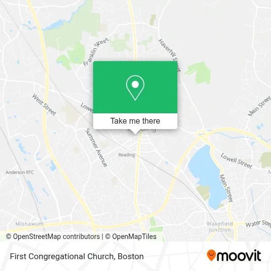 First Congregational Church map