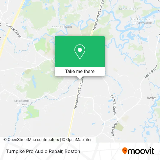 Turnpike Pro Audio Repair map